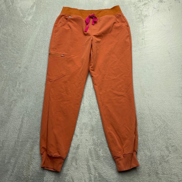 Figs Pants - FIGS Scrub Pants Womens S Clay Orange Zamora Jogger Technical Collection